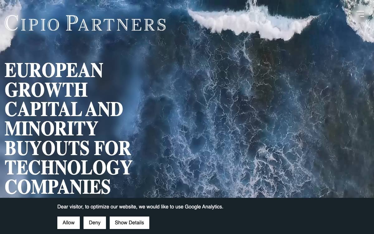 Cipio Partners website preview