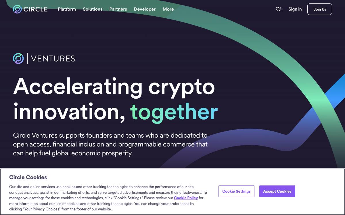 Circle Ventures website preview
