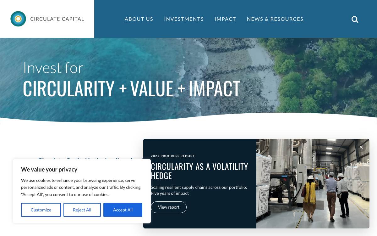 Circulate Capital website preview