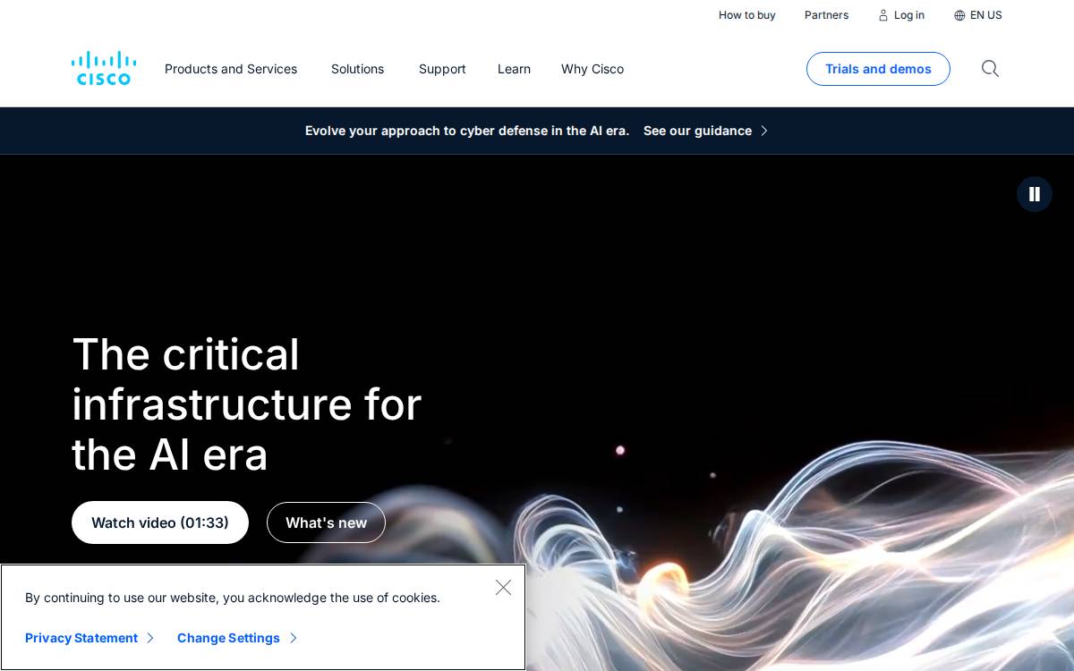 Cisco website preview