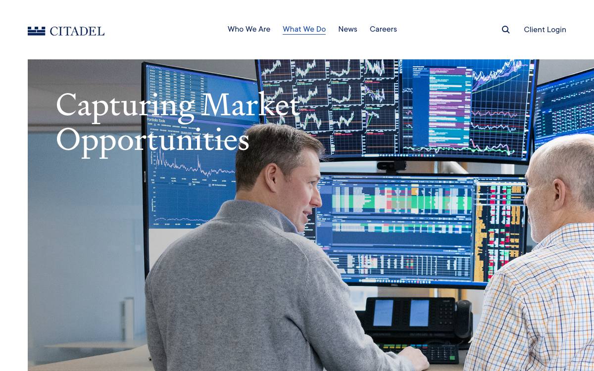 Citadel Global Equities website preview
