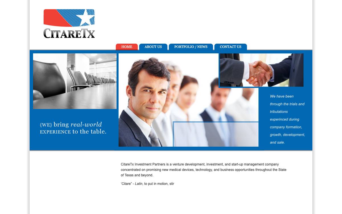 CitareTx Investment Partners website preview
