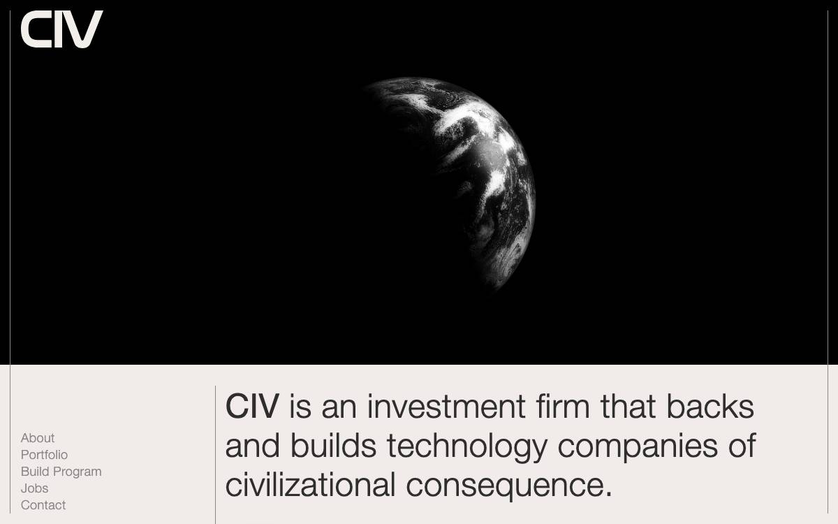 CIV website preview