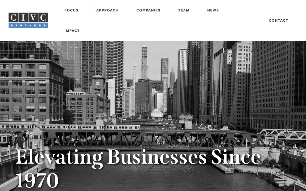 CIVC Partners website preview