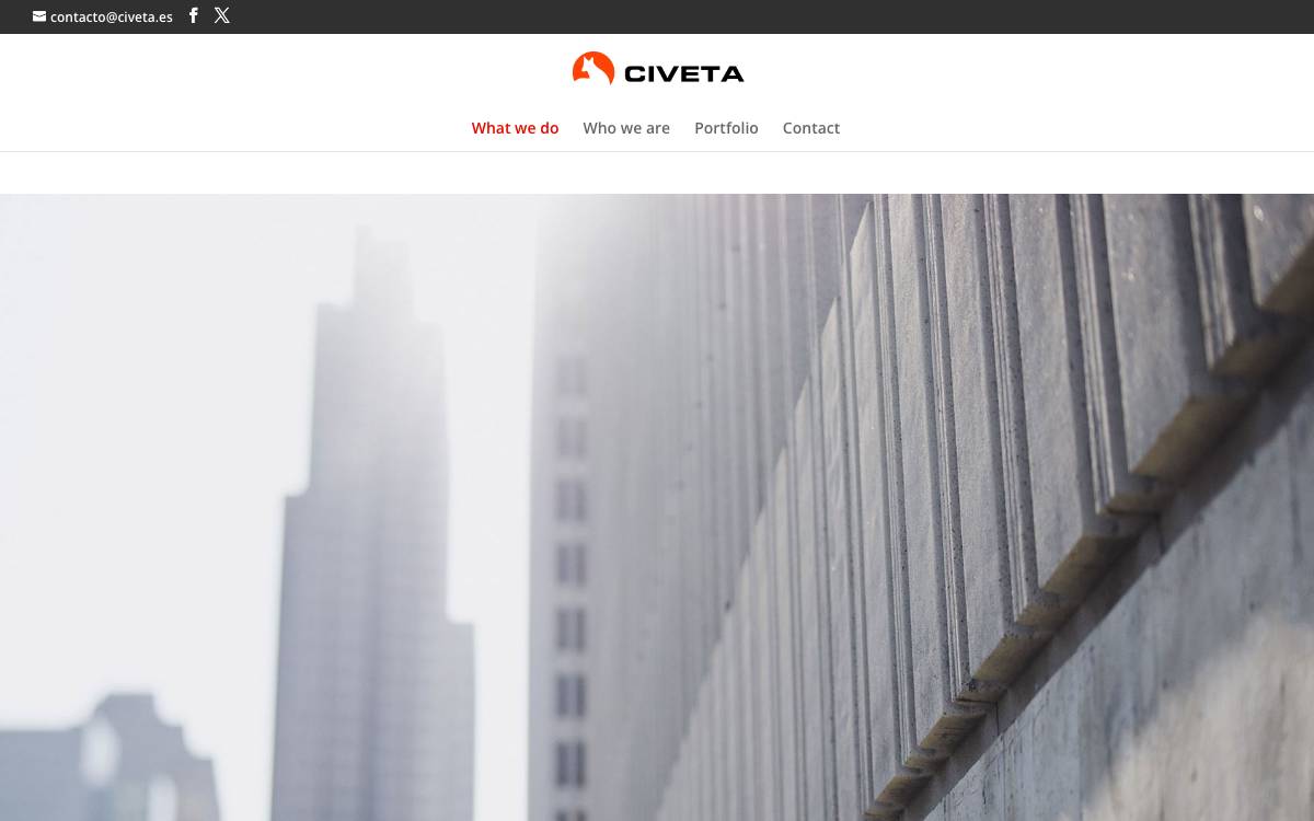 Civeta Investment website preview
