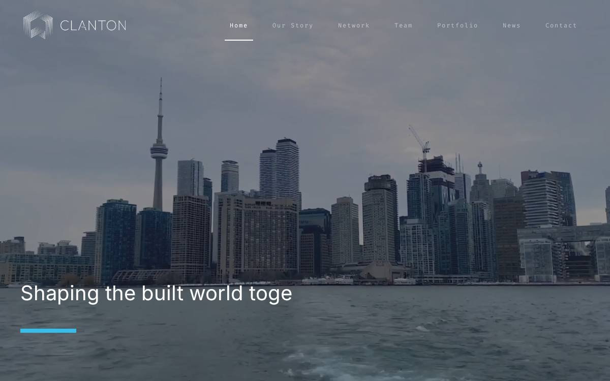Clanton Capital website preview