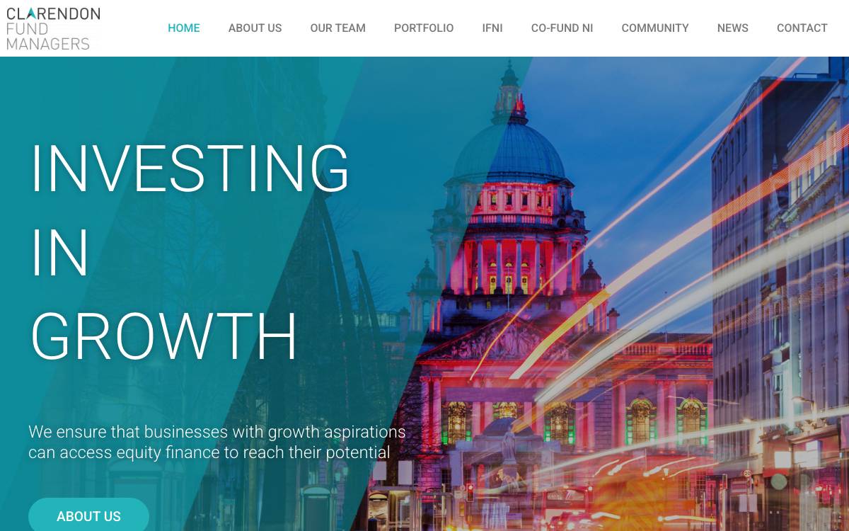 Clarendon Fund Managers Ltd. website preview