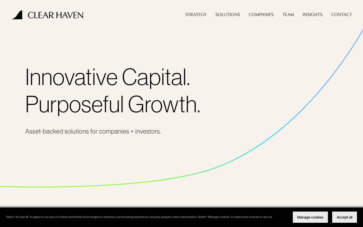 Clear Haven Capital Management website preview