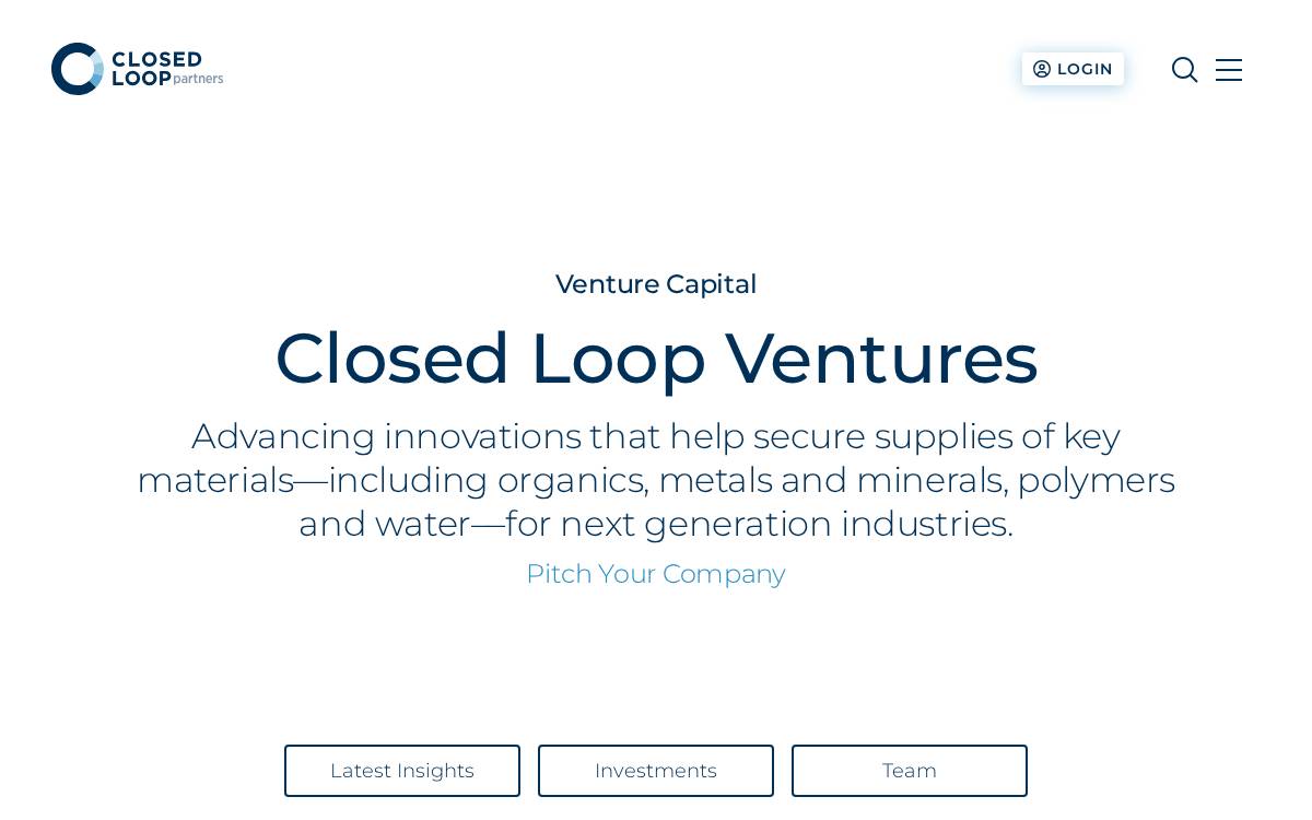Closed Loop Partners website preview