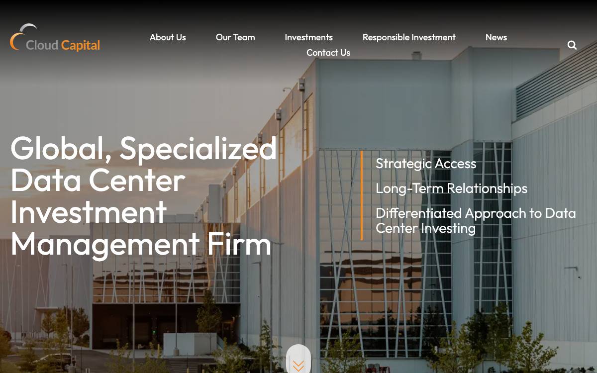Cloud Capital website preview