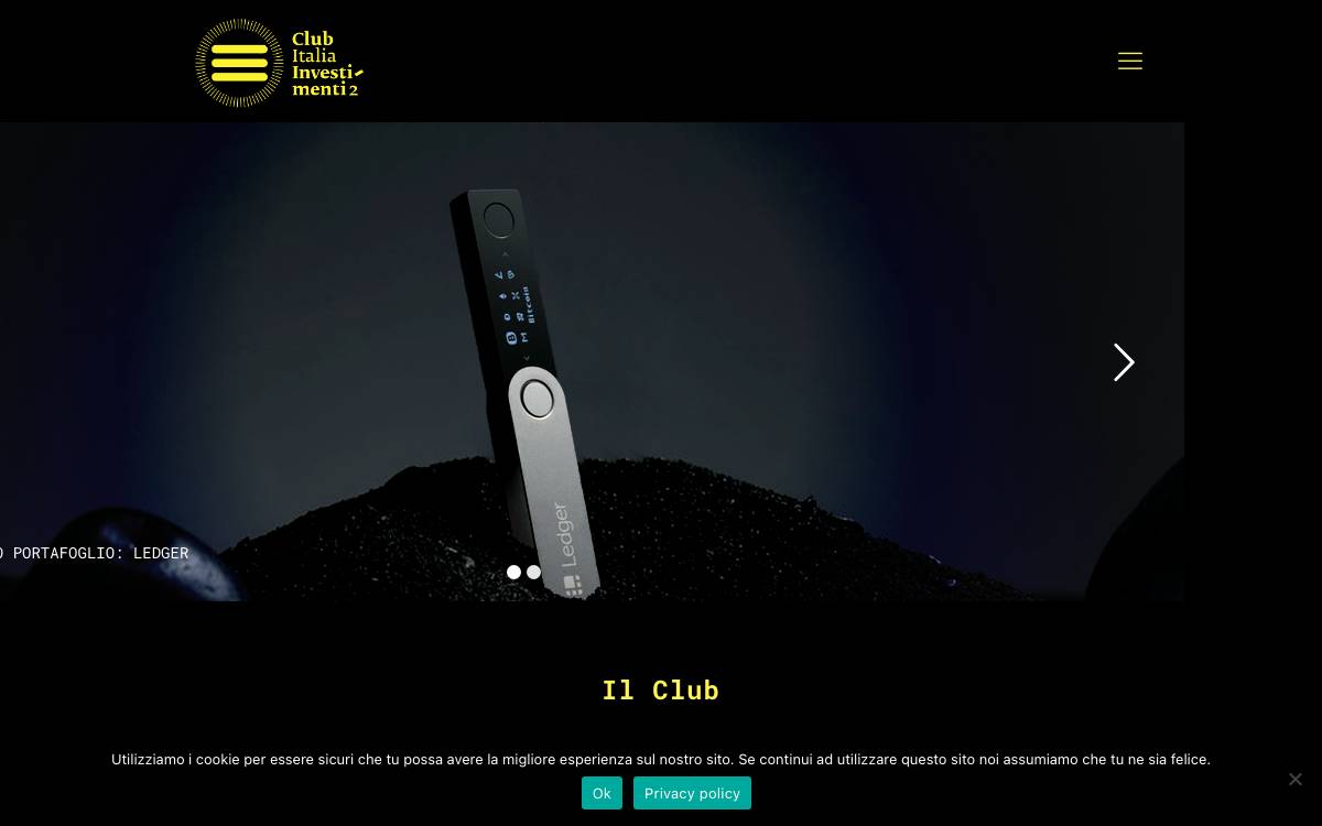 Club Italia Investimenti 2 website preview