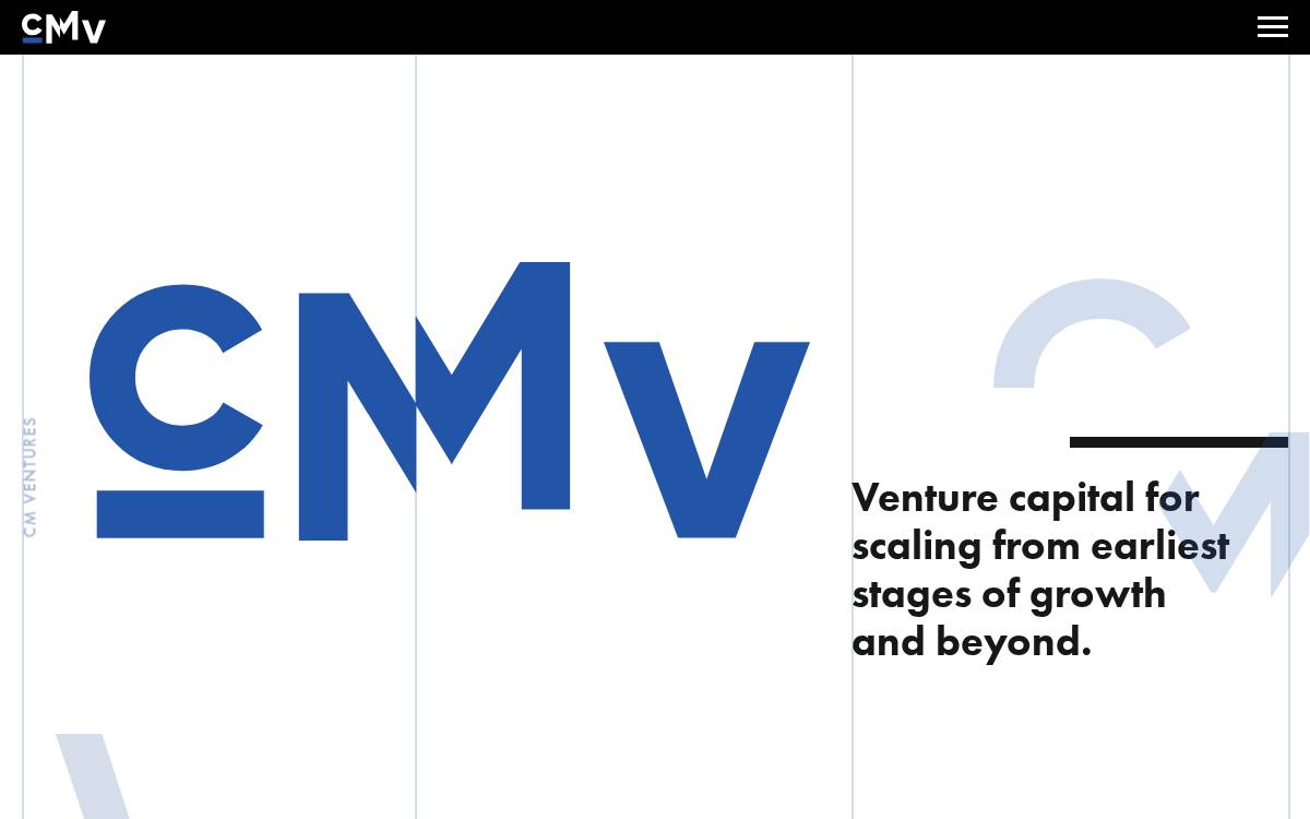 CM Ventures website preview