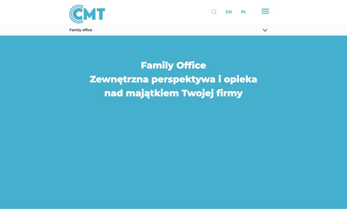 CMT Family Office website preview