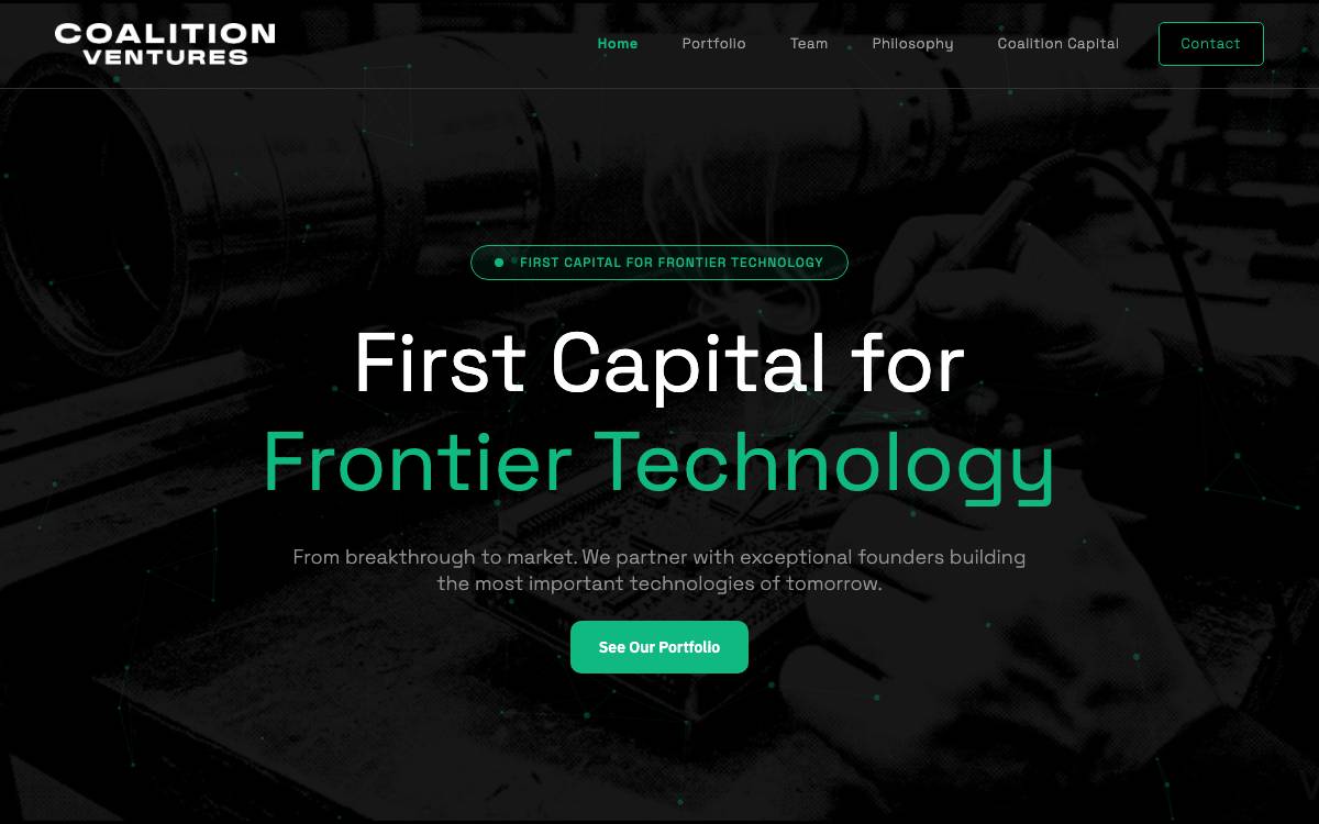 Coalition website preview