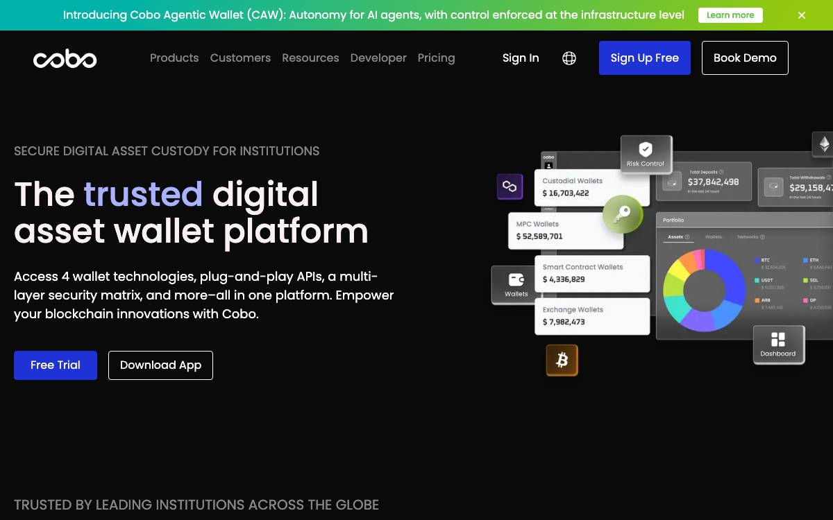 Cobo website preview