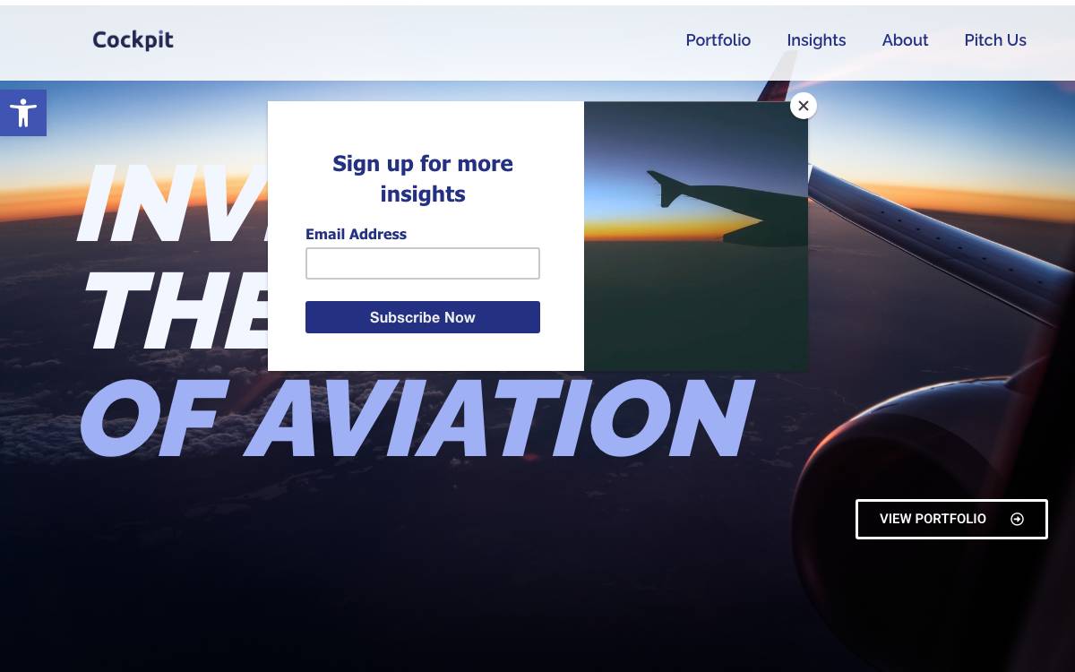 Cockpit Innovation website preview