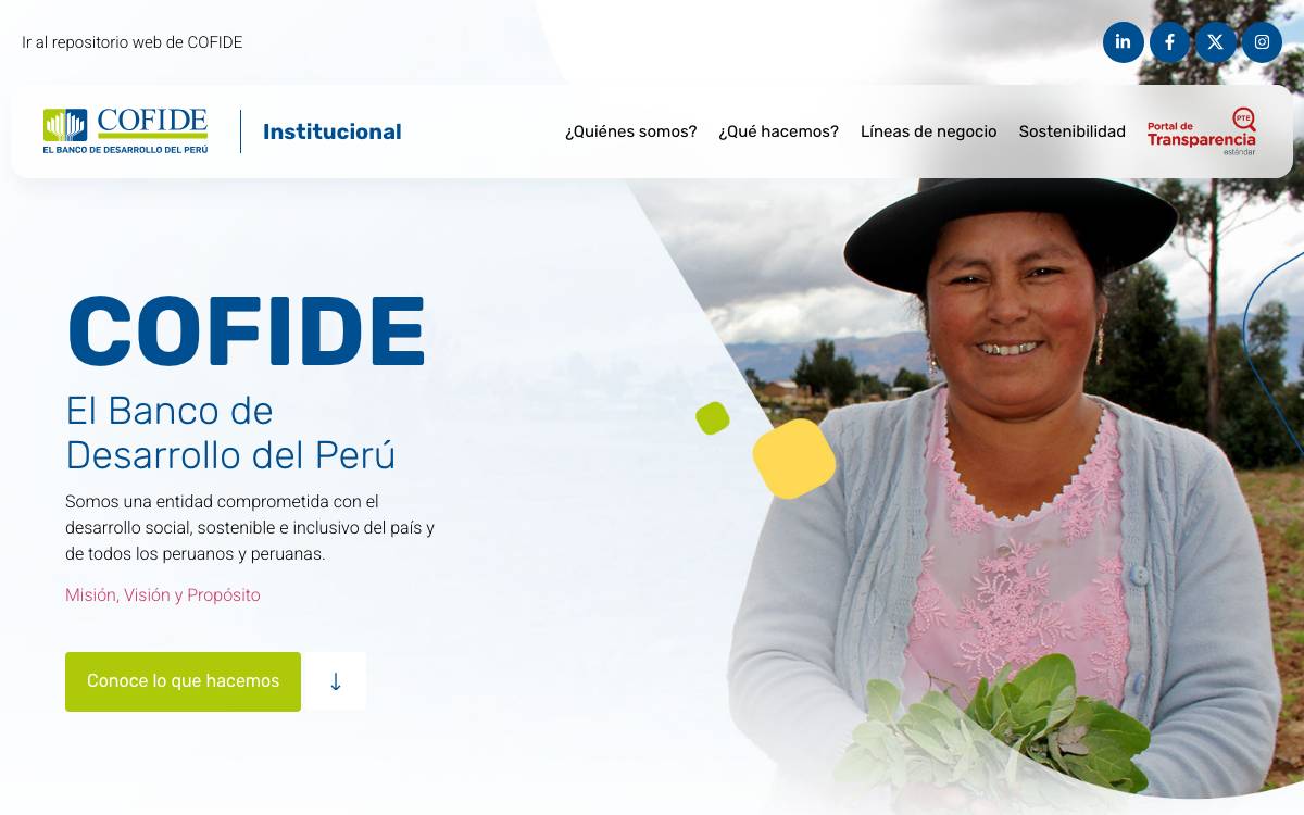 COFIDE – Fondo de Capital para Emprendimientos Innovadores (FCEI) website preview