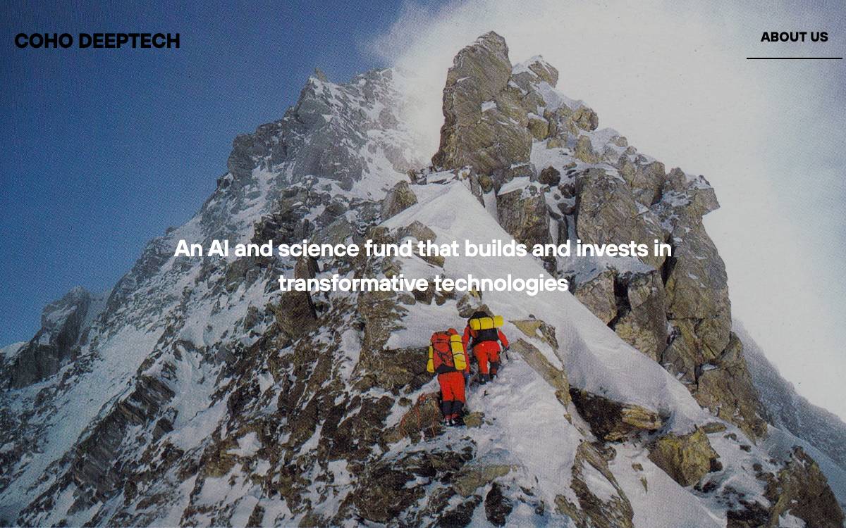 Coho Deeptech website preview