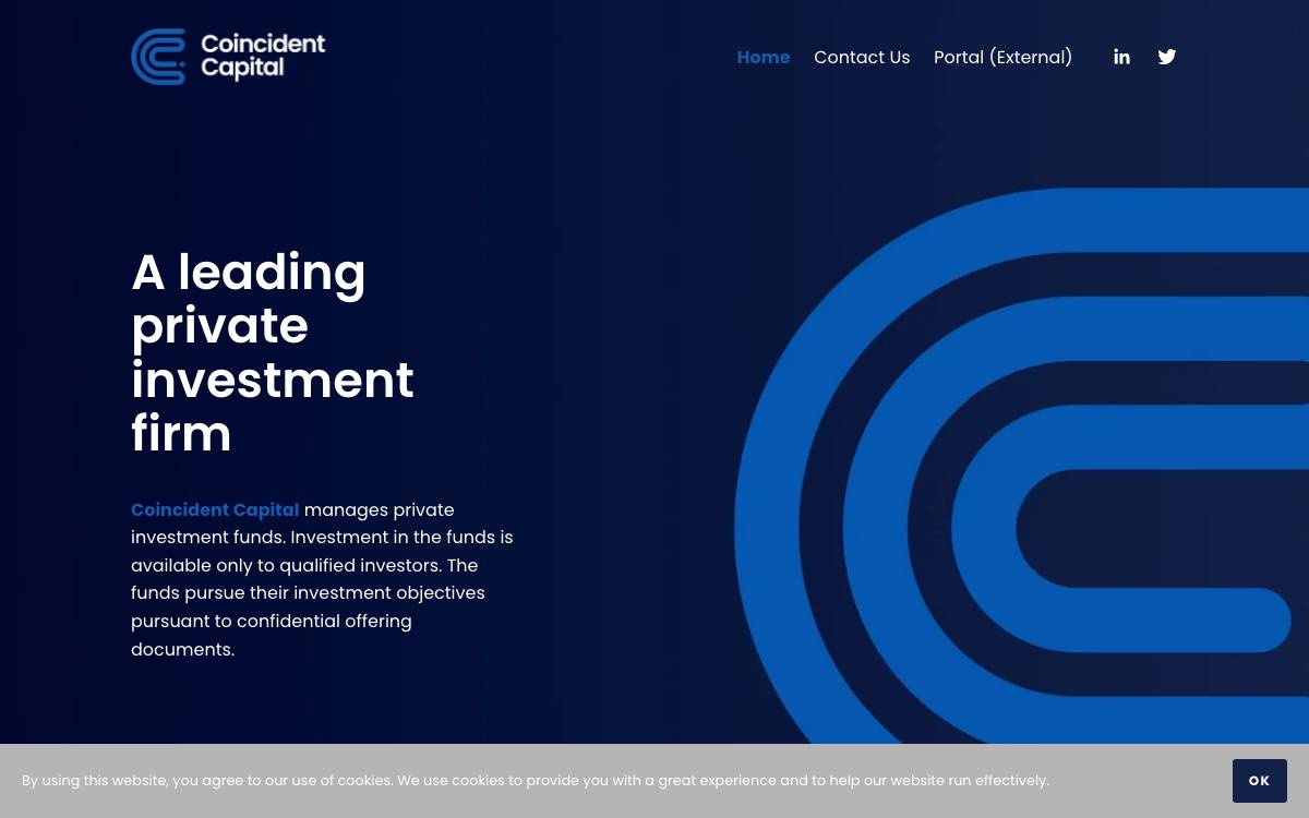 Coincident Capital website preview