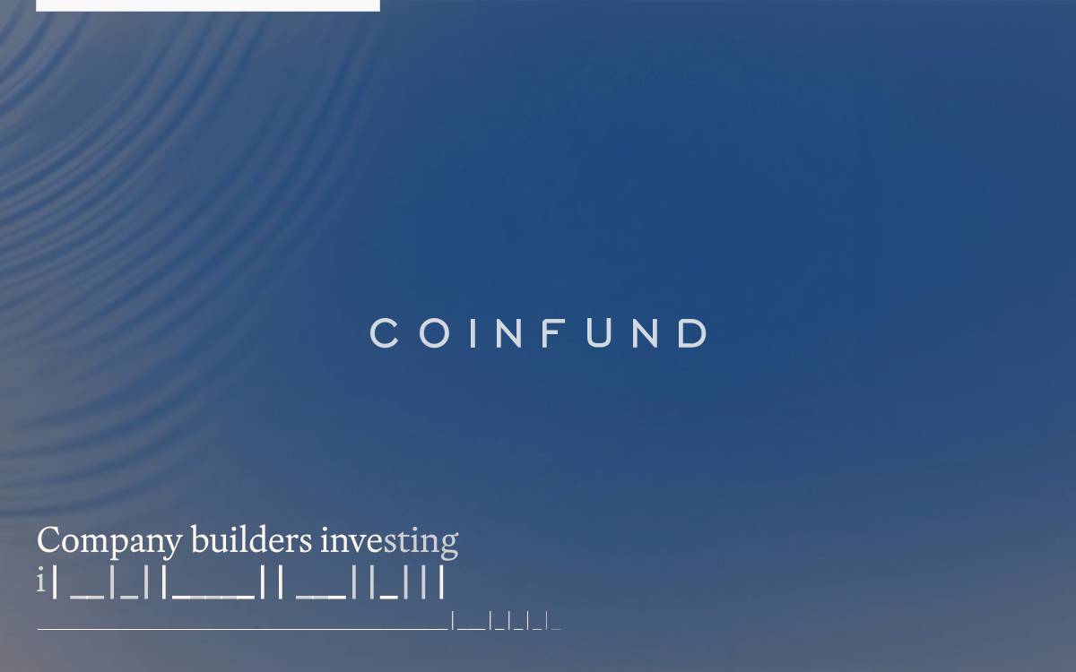 CoinFund website preview