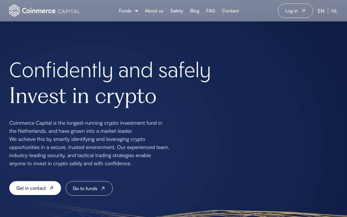 Coinmerce Capital website preview
