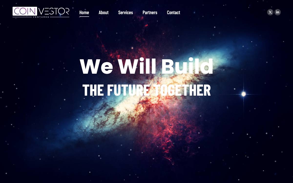 Coinvestor Ventures website preview