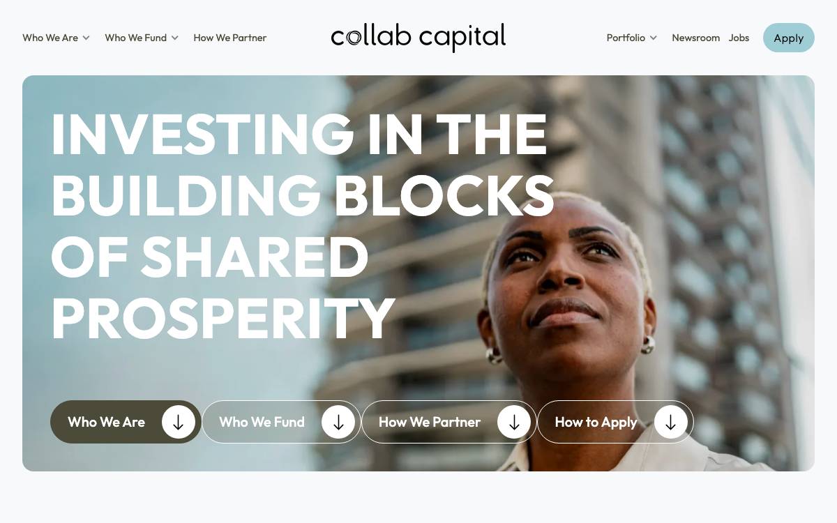 Collab Capital website preview