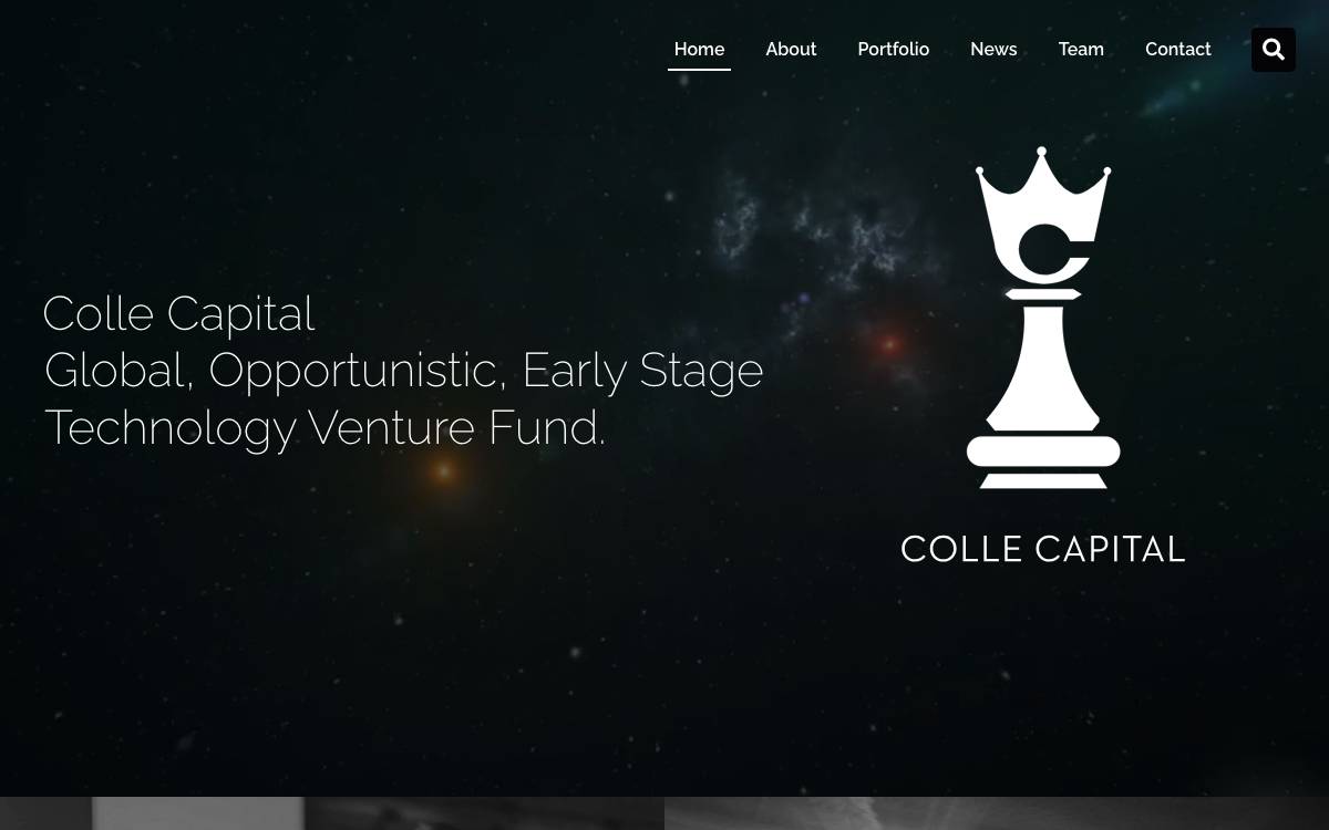 Colle Capital Partners website preview