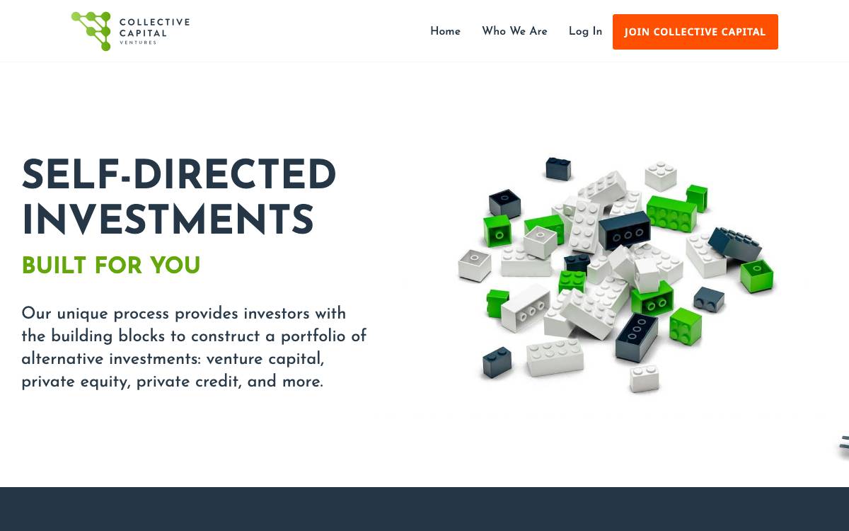 Collective Capital Ventures website preview