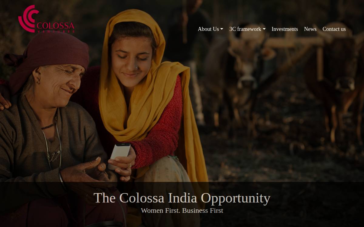 Colossa Ventures website preview
