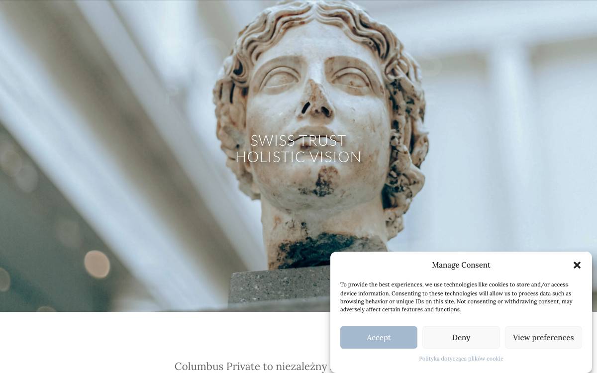 Columbus Private website preview