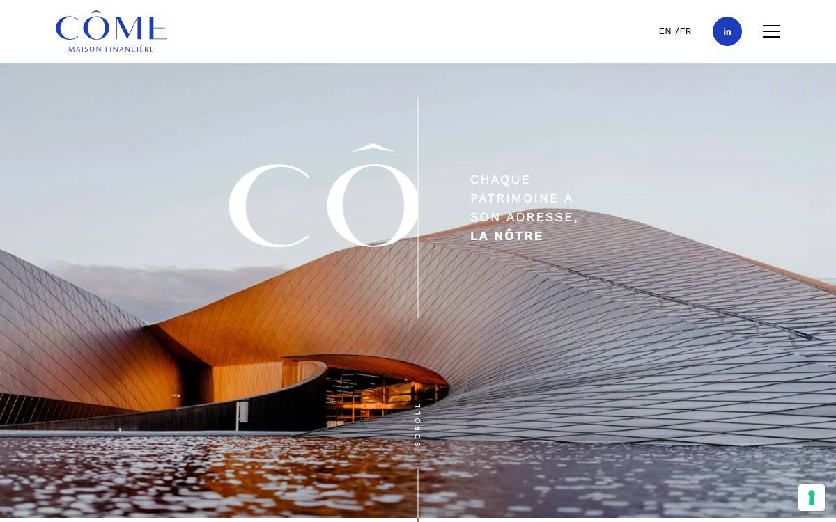 Côme, le Family Office website preview