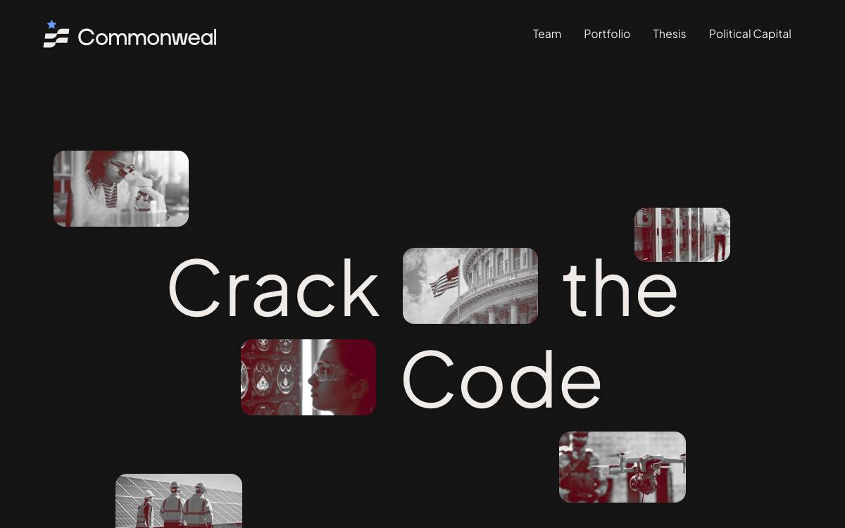 Commonweal Ventures website preview