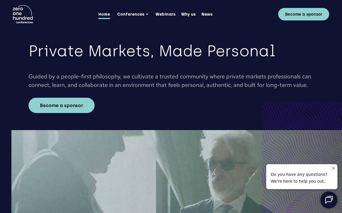 0100Conferences website preview