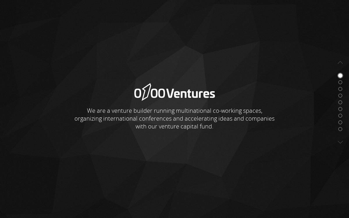 0100Ventures website preview