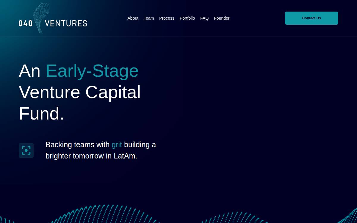 040 Ventures website preview