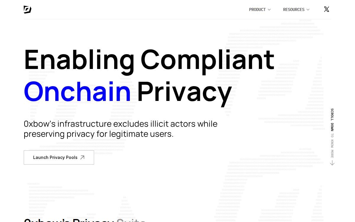 0xBow website preview