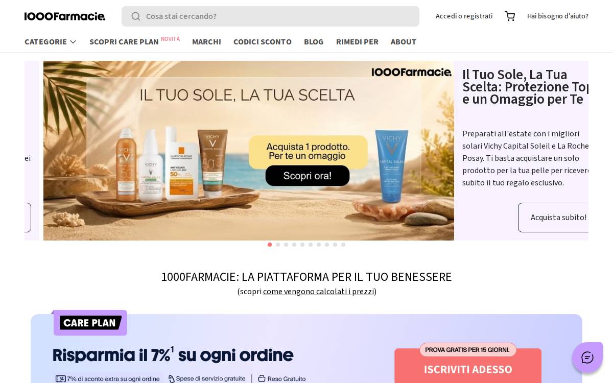 1000 Farmacie website preview