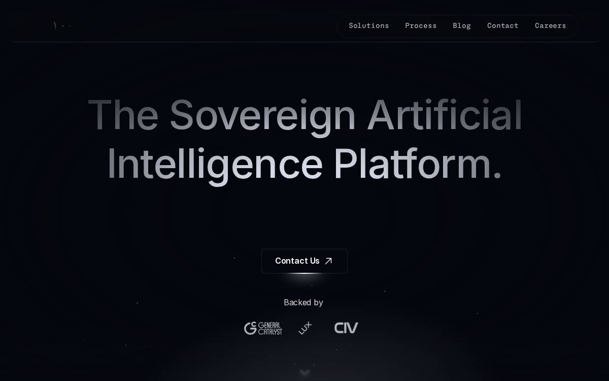 1001 AI website preview