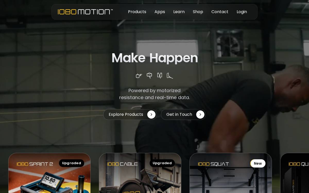 1080Motion website preview