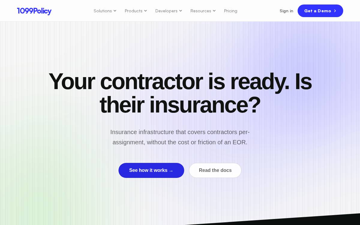 1099Policy website preview
