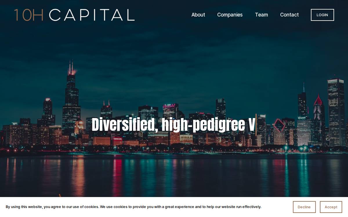 10H Capital website preview