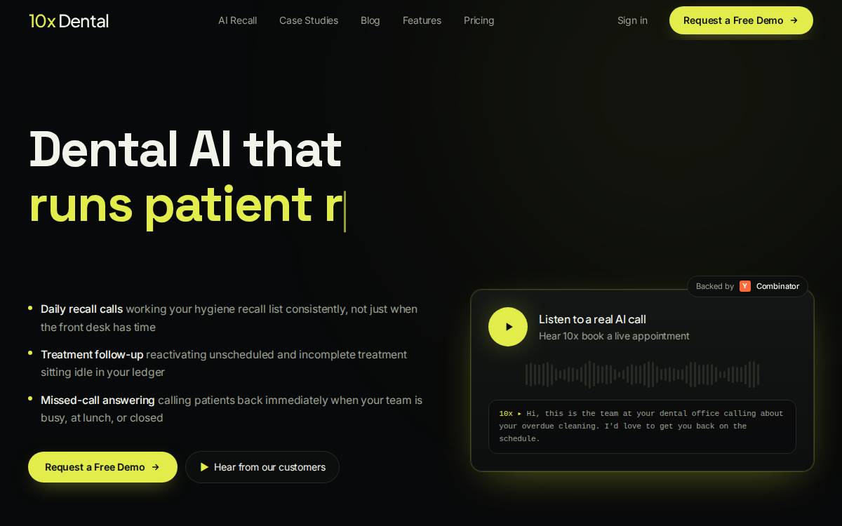 10x website preview
