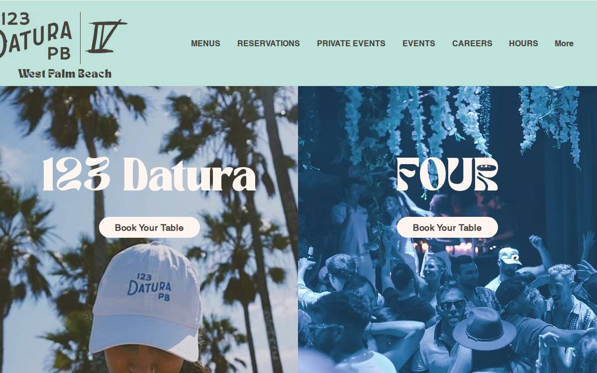 123Datura website preview
