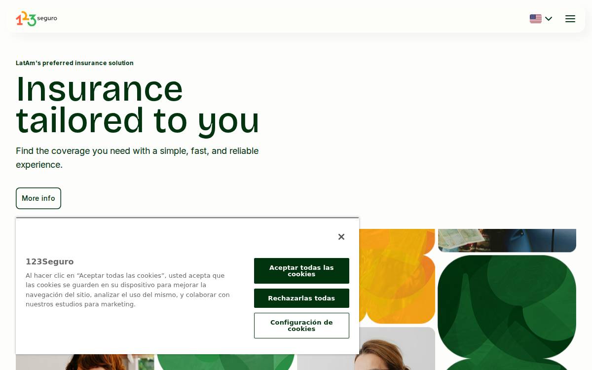 123Seguro website preview