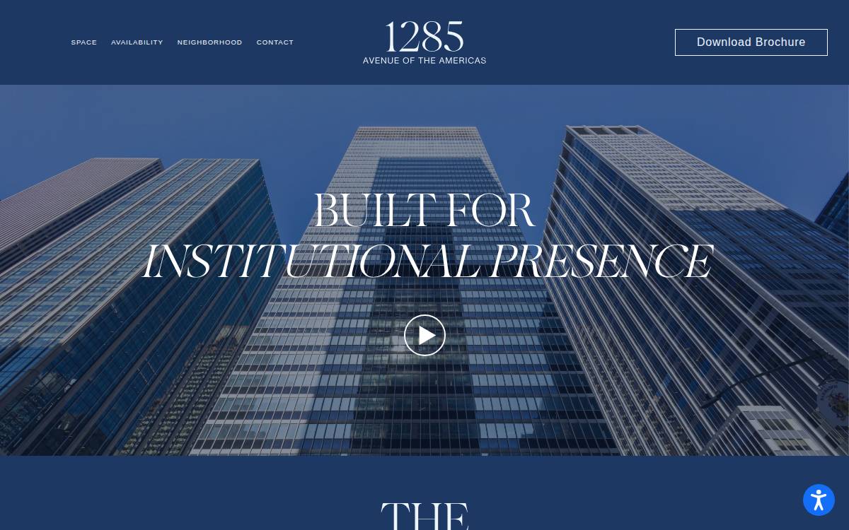1285 Avenue of the Americas website preview