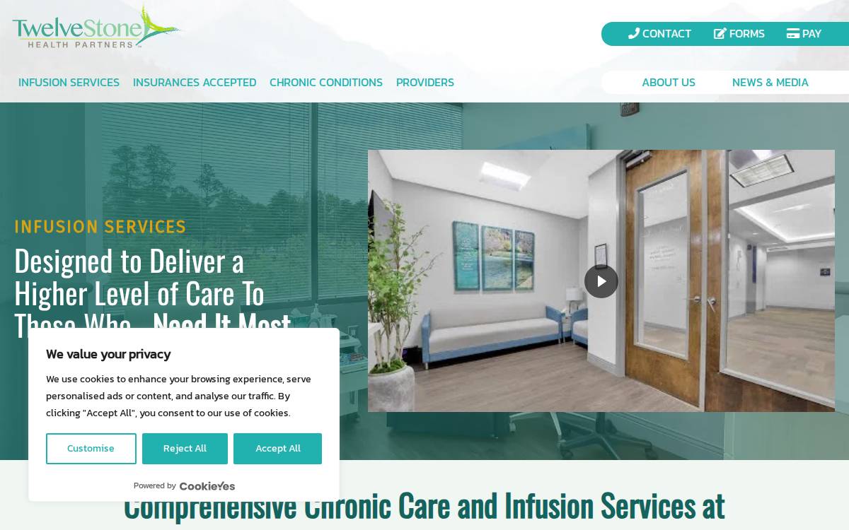 12Stonehealth website preview