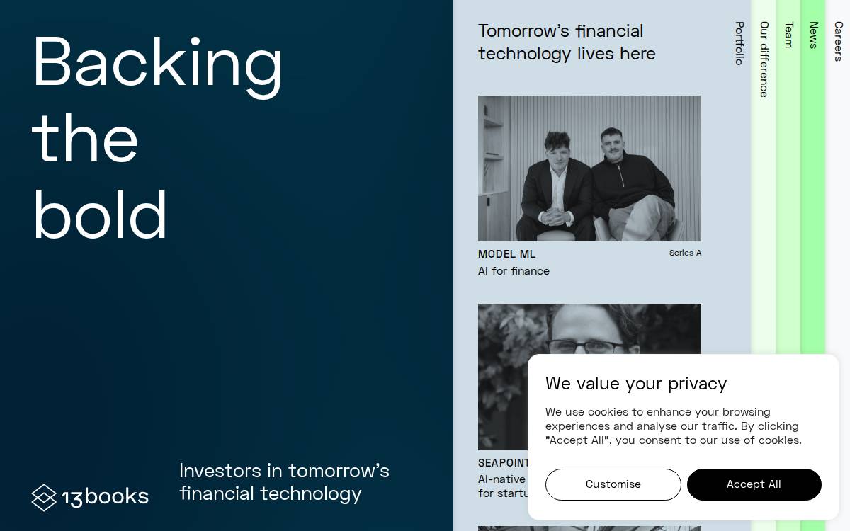 13Bookscapital website preview
