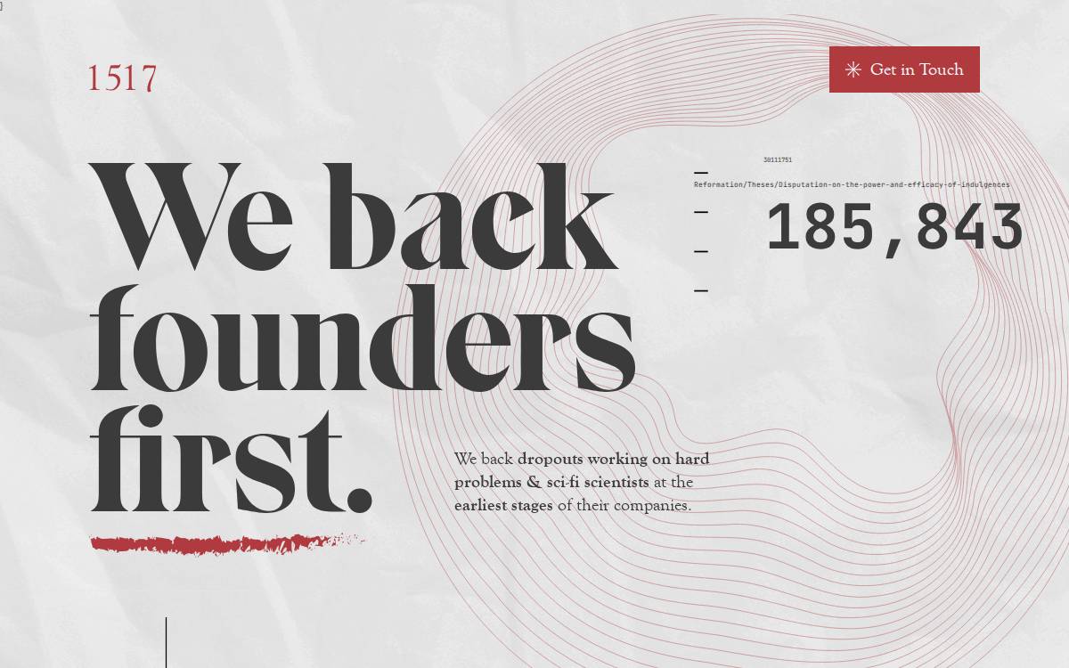 1517 FUND website preview