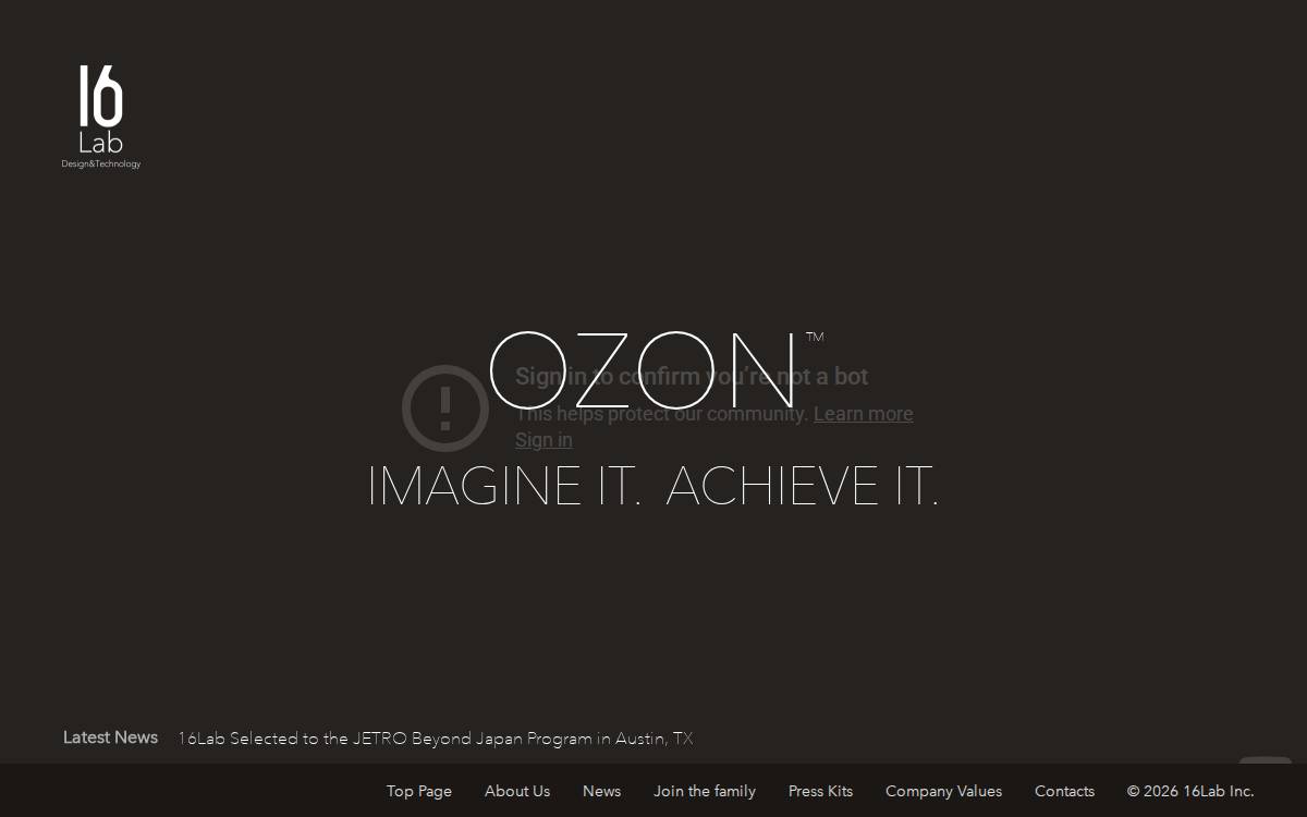 16Lab website preview